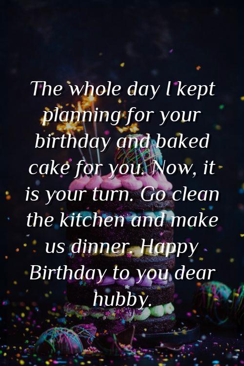 happy birthday my husband wish